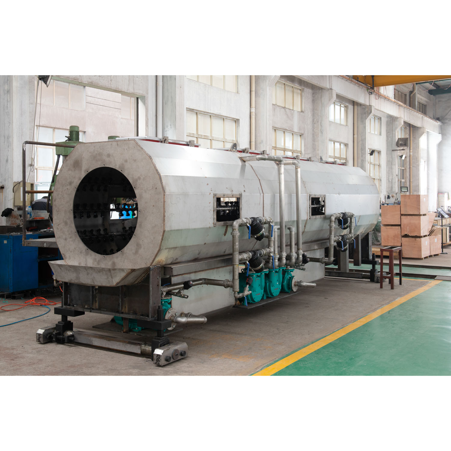Faygo Union Produce PVC Wire Duct Profile Extrusion Machine and PVC Pipe Production Plant Extrusion Line for Sale from China supplier