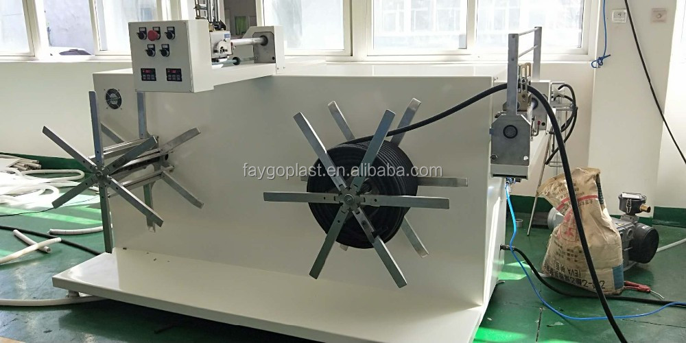 Faygo Union PP PE PVC Corrugated Pipe Making Machine Price/plastic Flexible Pipe Extrusion Machine Line Price from China supplier