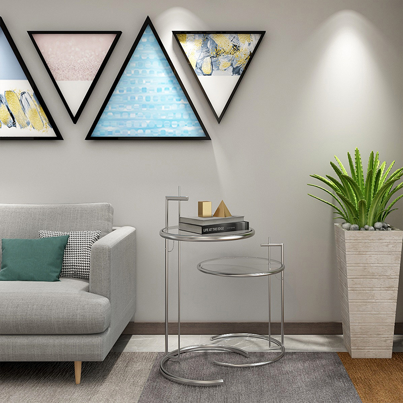 USA warehouse in stock High end Modern Style  accent Stainless Steel Frame Living room Side table End table