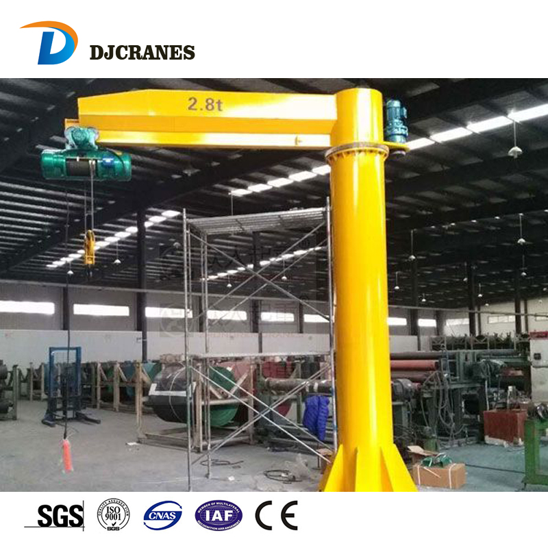 folded boom jib crane folding arm jib crane 3 ton jib crane wall mounted