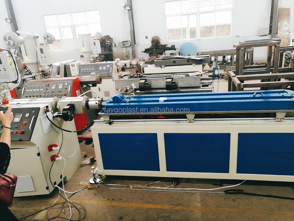 Faygo Union PP PE PVC Corrugated Pipe Making Machine Price/plastic Flexible Pipe Extrusion Machine Line Price from China supplier