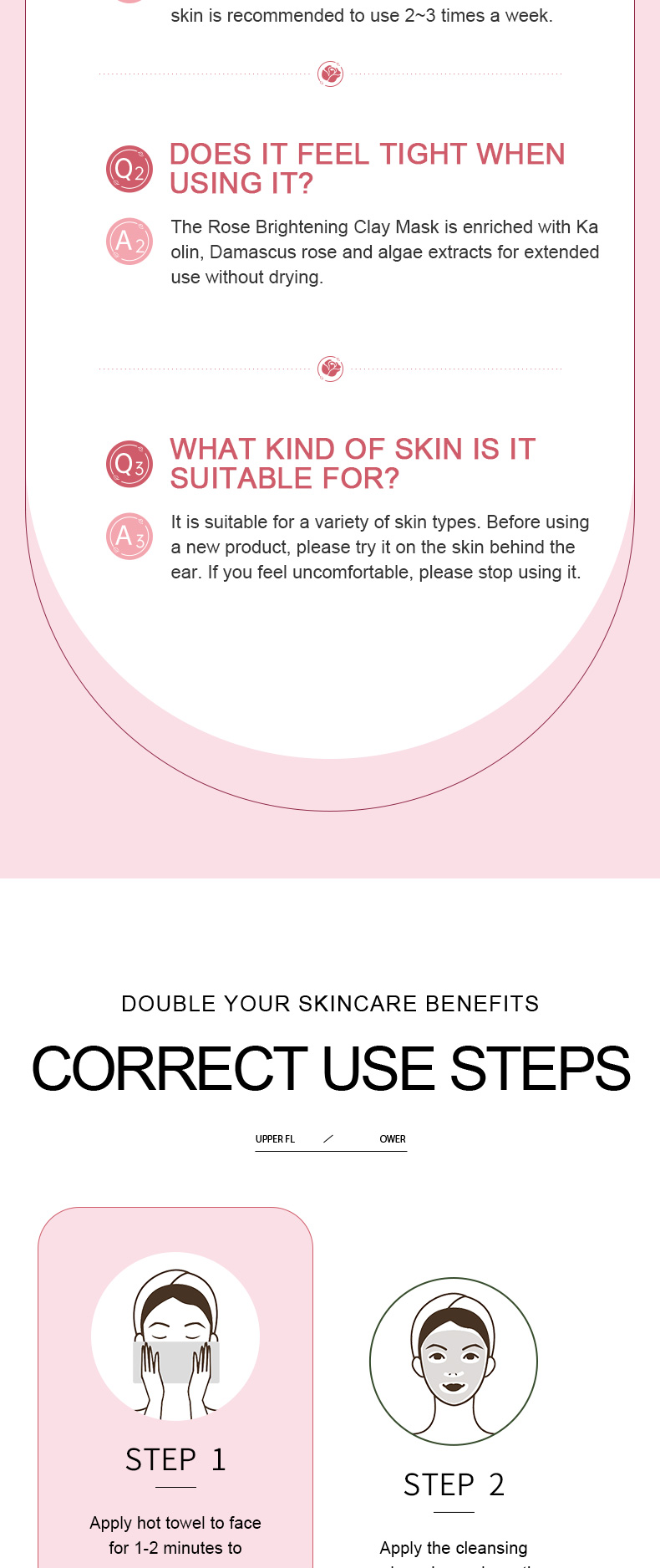 Organic Green Tea Ginger Rose Face & Body Mask Wholesale Deep Clean and Whitening Moisturizing Effects from China supplier