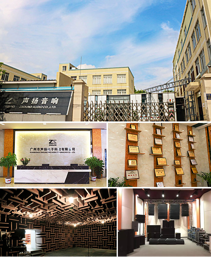 ZSOUND sound system speaker box 15" spl 1200W power subwoofer active line array speaker from China supplier