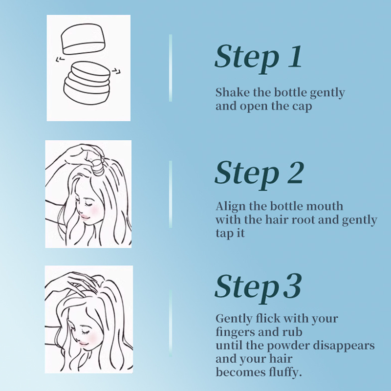 Private Label Hair Styling Powder Women Styling Volume Powder for Fluffy Hair All Day from China supplier