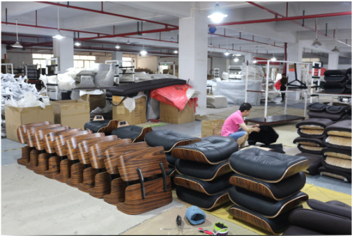 1PCS USA free shipping Aluminum alloy frame leather swivel chair modern black cheap executive office lobby chairs