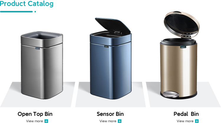 2 Part Rubbish Bin Waste And Recycle Bin Trash Can Dual Compartment