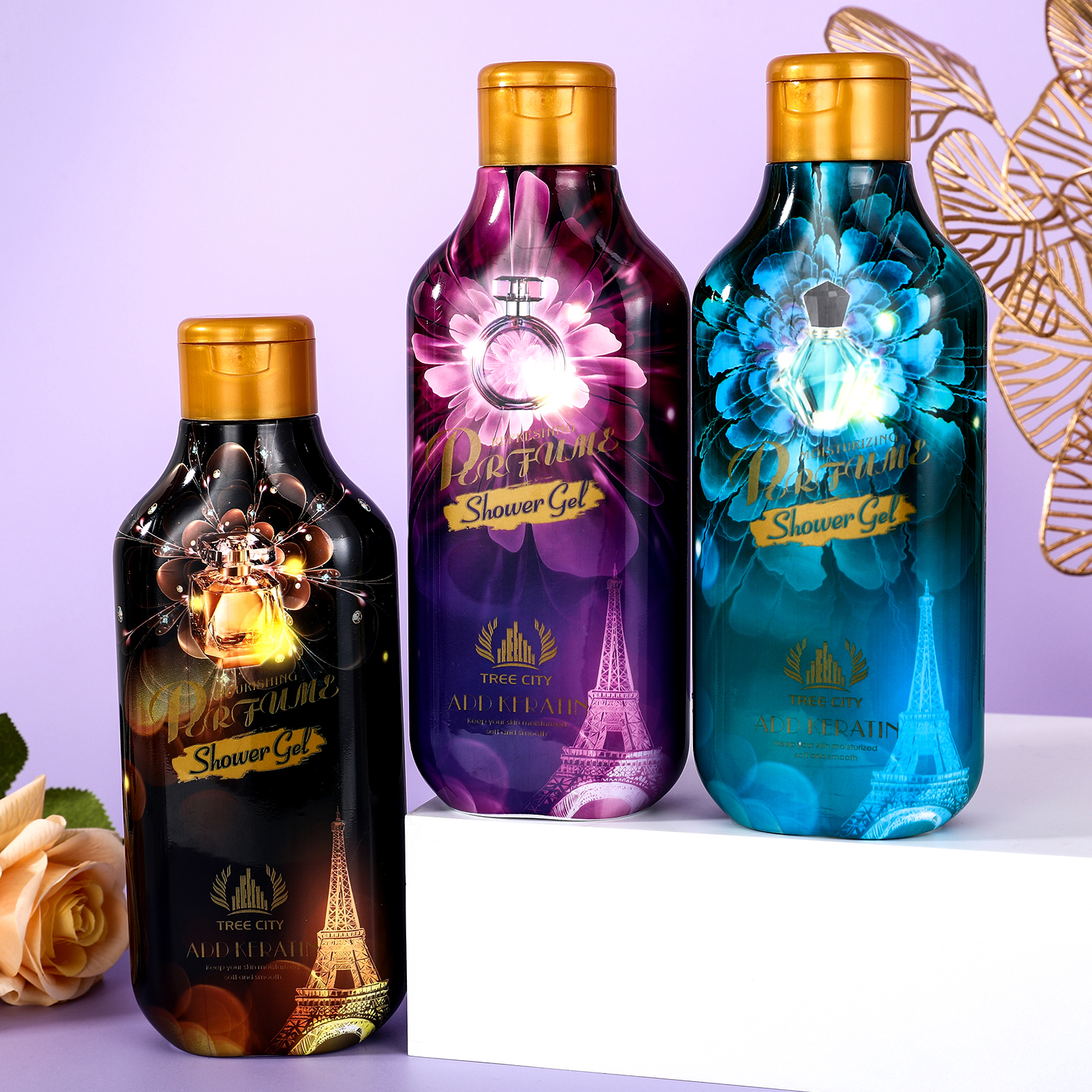 Private Label Natural Vegan Body Wash Whitening Perfume Foaming Bath Liquid Hotel Shower Gel from China supplier