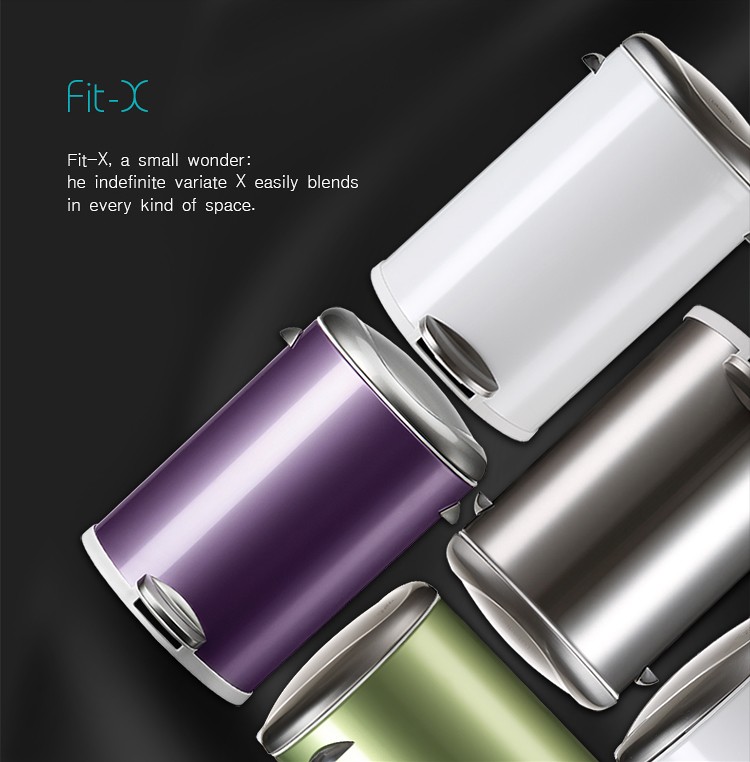 Metal trash can for kitchen/restaurant/hotel room/living room