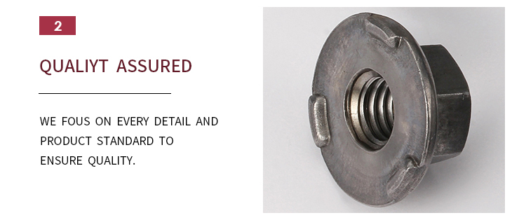 JIS B 1200-2007 High quality wholesale carbon steel Hex Weld Nuts with Flange