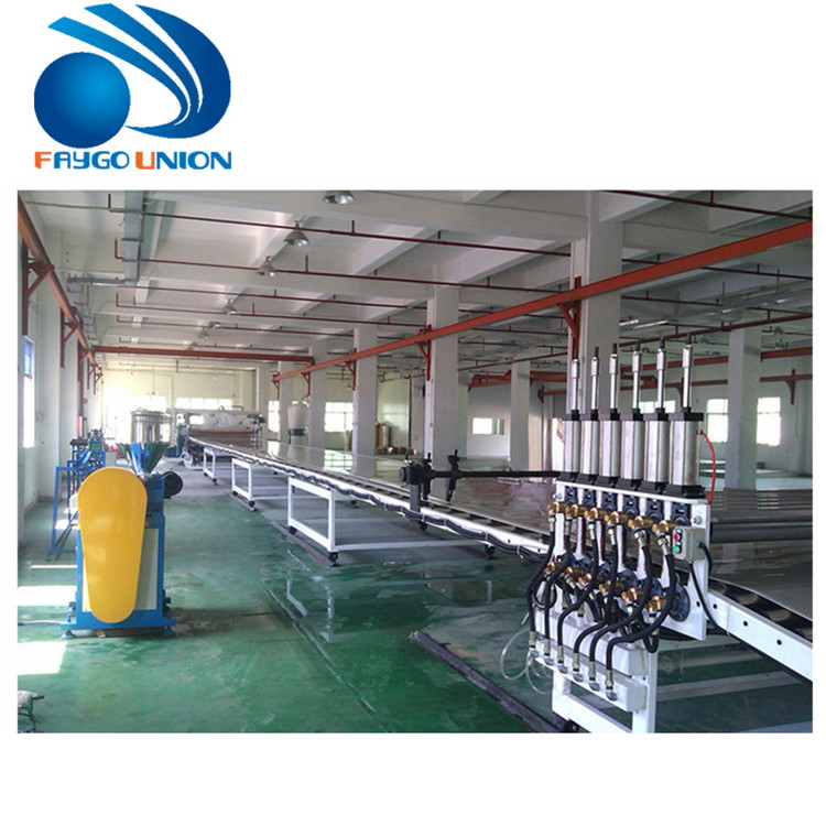 FAYGO UNION Plastic HDPE Double Wall Electrical Corrugated Sheet Extrusion Machine from China supplier