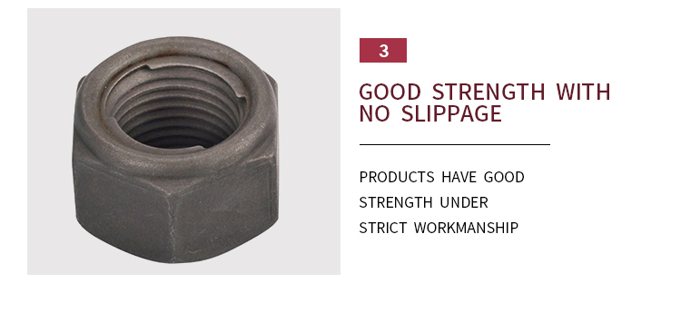 ISO7719 Lock plate high torque all metal hexagon nut factory export custom hexagon steel grade 8 nut