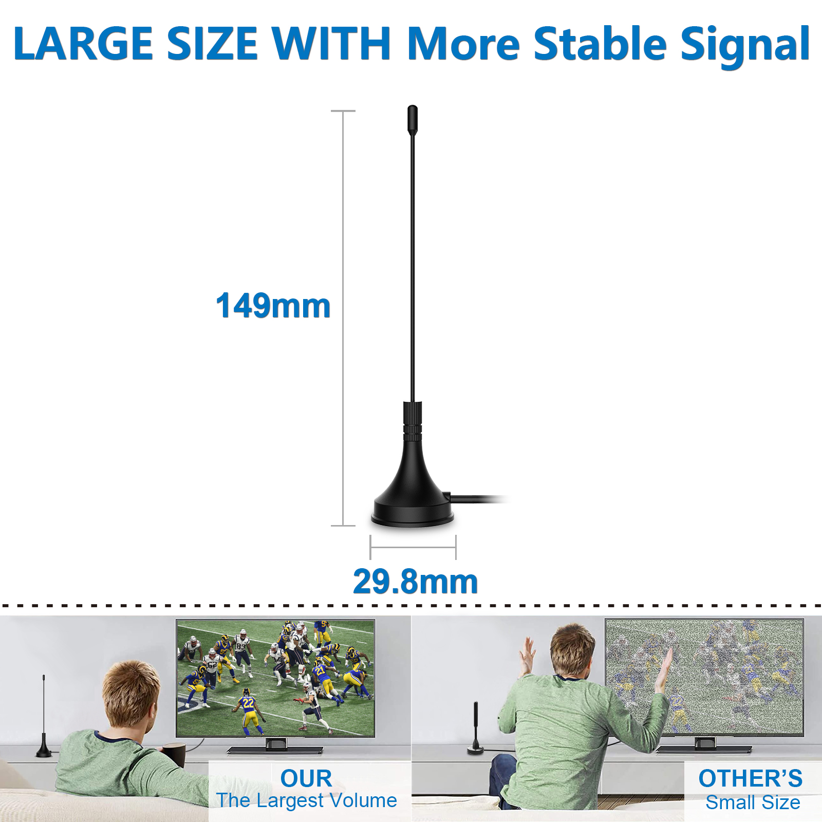 4K Ultra Hd Antenna With Strong Signal Amplifier Smart TV Digital Television Antenna For HDTV 4K 1080P from China supplier