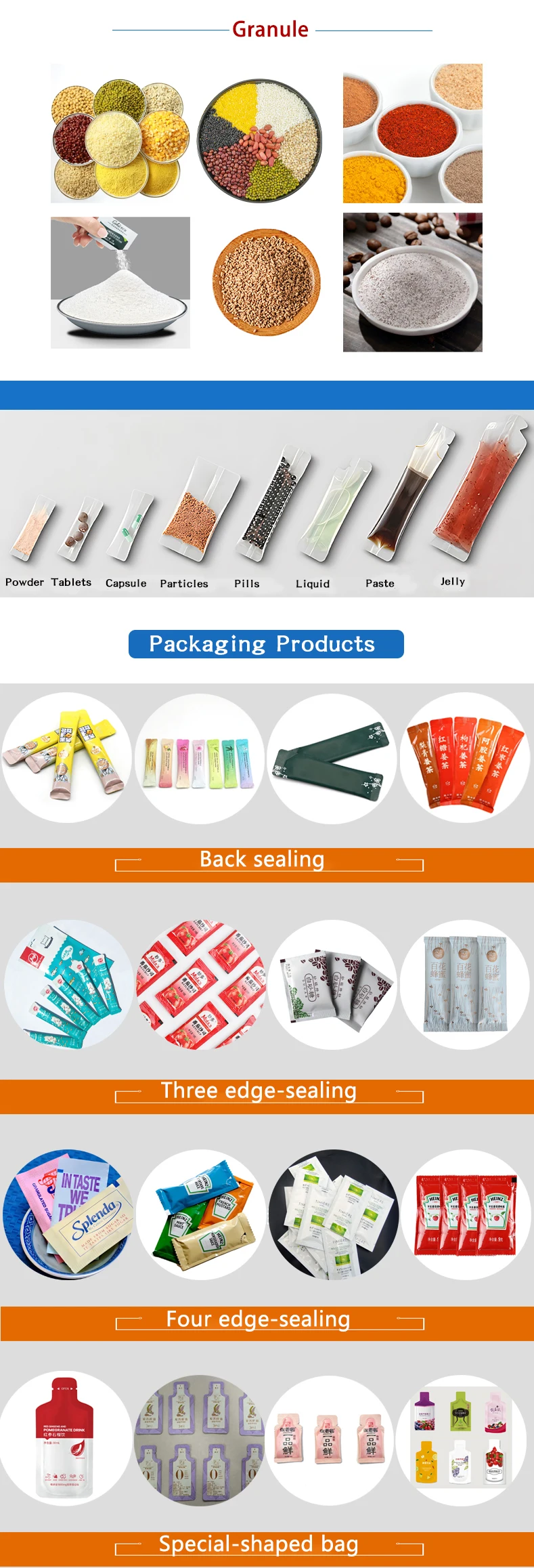 Automatic Multi Lane Irregular Shaped Bag Honey Ketchup Filling Machine Stick Pack Sauce Fruit Jelly Packaging Machine from China supplier