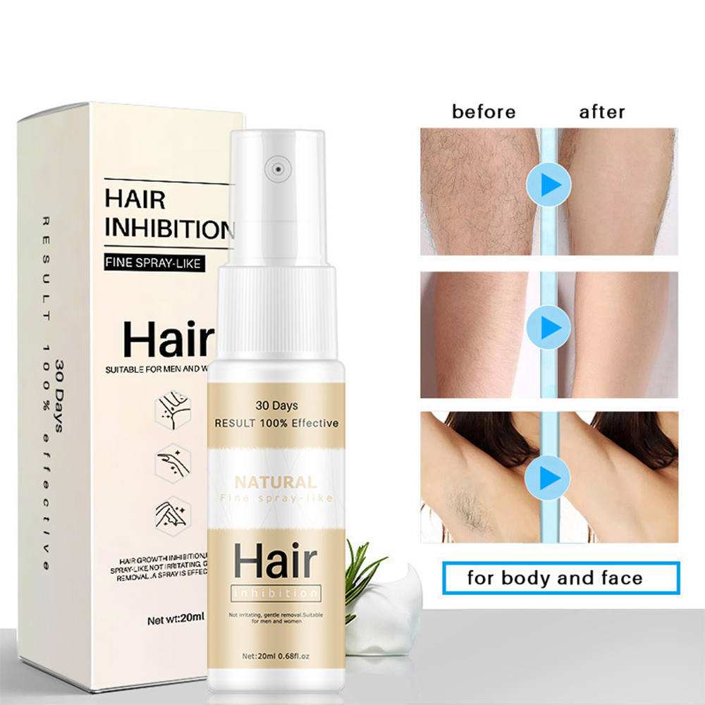 Factory Whole Sale 20ML Powerful Permanent Painless Hair Removal Stop Hair Growth Inhibitor from China supplier