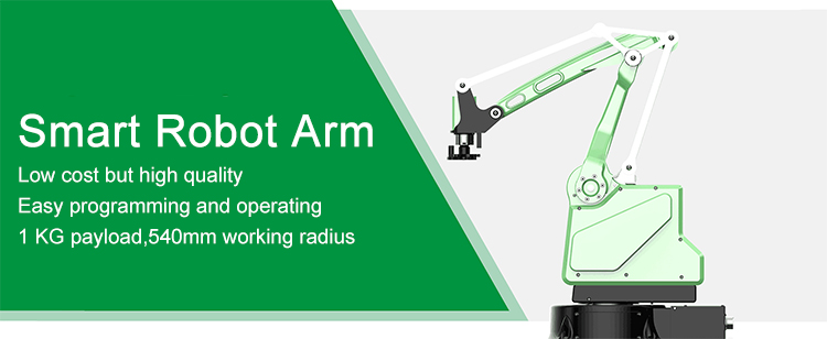 Wholesale Cheap Industrial Automatic 1kg Small Payloader Smart Desktop 4 Axis Mechanical Robot Arm from China supplier