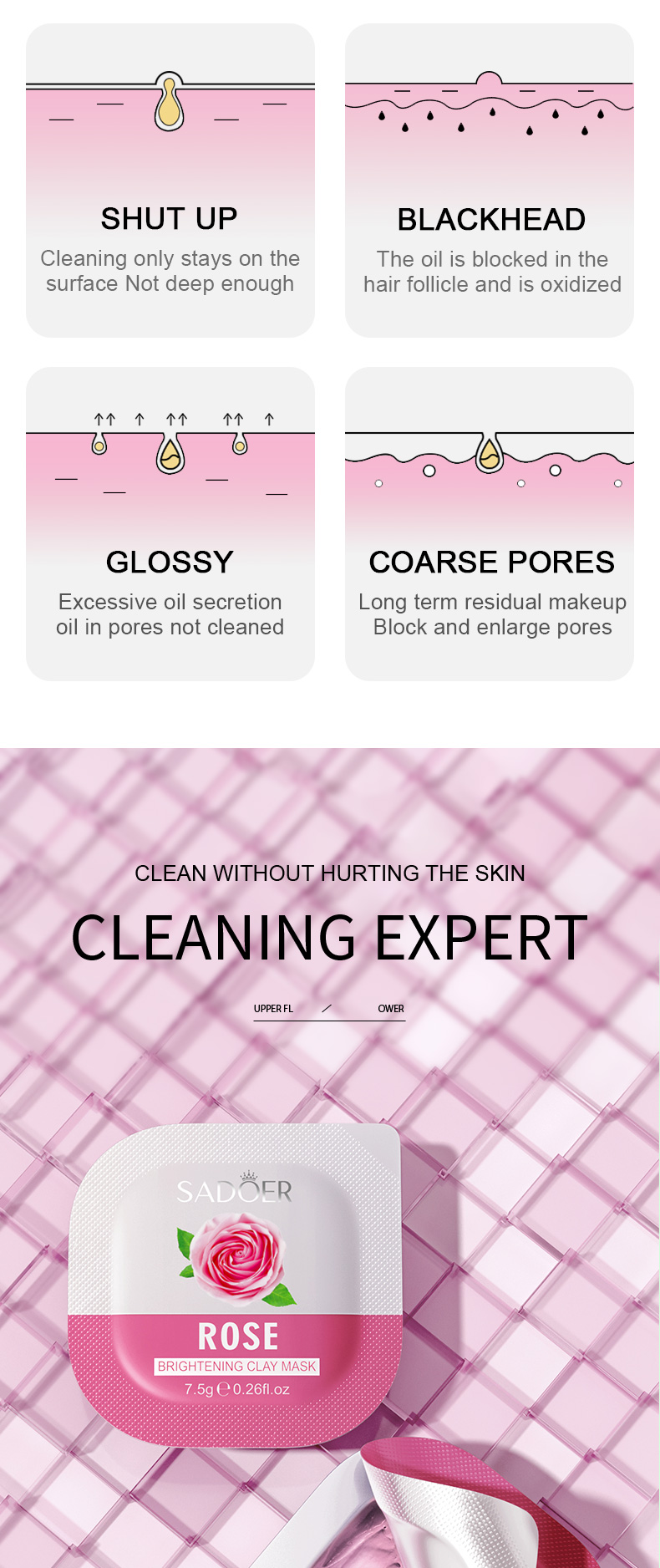 Organic Green Tea Ginger Rose Face & Body Mask Wholesale Deep Clean and Whitening Moisturizing Effects from China supplier