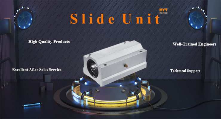 Oem SC8LUU Long Aluminium Slide Unit Linear Bearing sc8luu Slider Linear Block In 8mm Linear Guides For 3D Printer Parts from China supplier