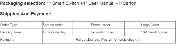 EU No Neutral Alexa Smart Home Touch Screen Light Wifi Smart Switch from China supplier