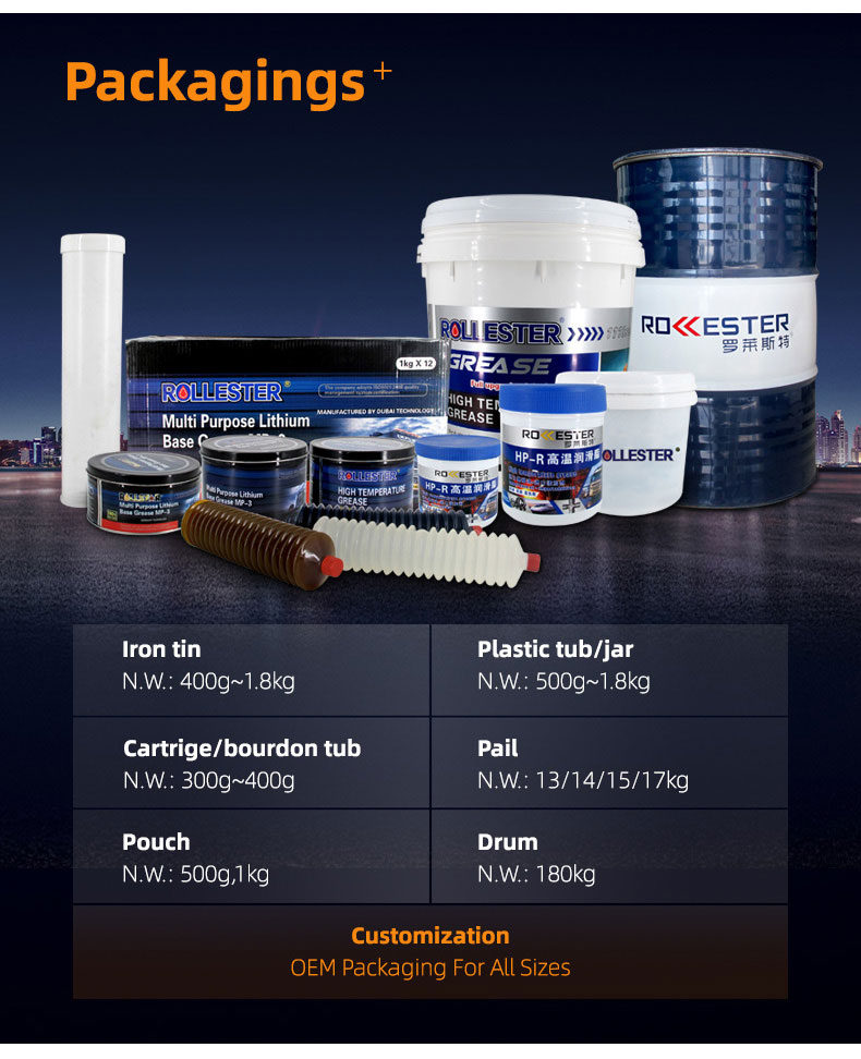 Molybdenum Disulfide Graphite Grease Molykote Grease MoS2 Lubricant