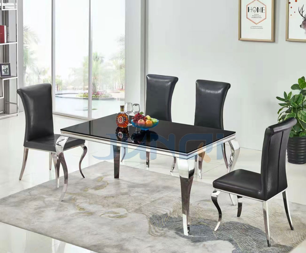 Высокий круг задней бархатной ткани роскошный набор из 6 ужина