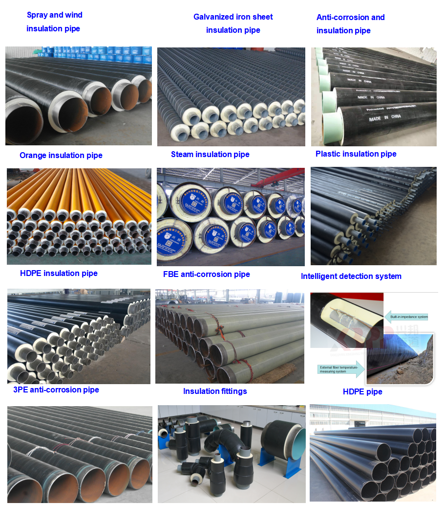 underground polyurethane foam pipe insulation cladding