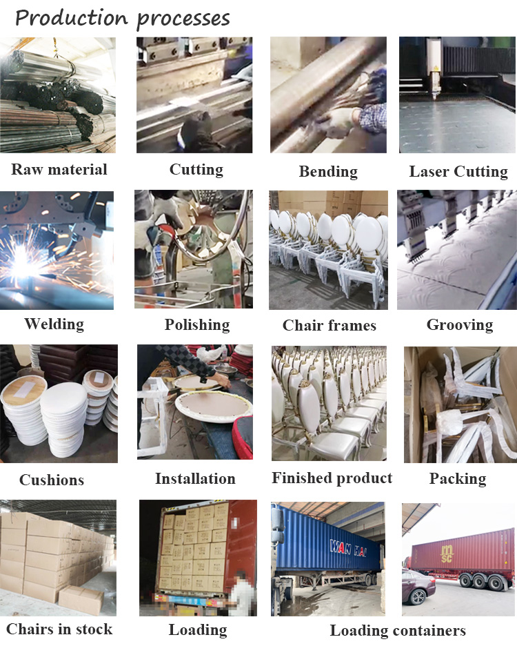 Steel wedding leather fabric velvet hotel stainless steel gold dinning chair