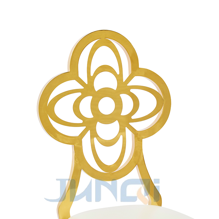 gold dining golden  round glass table stackable chair gold metal dining chairs chair