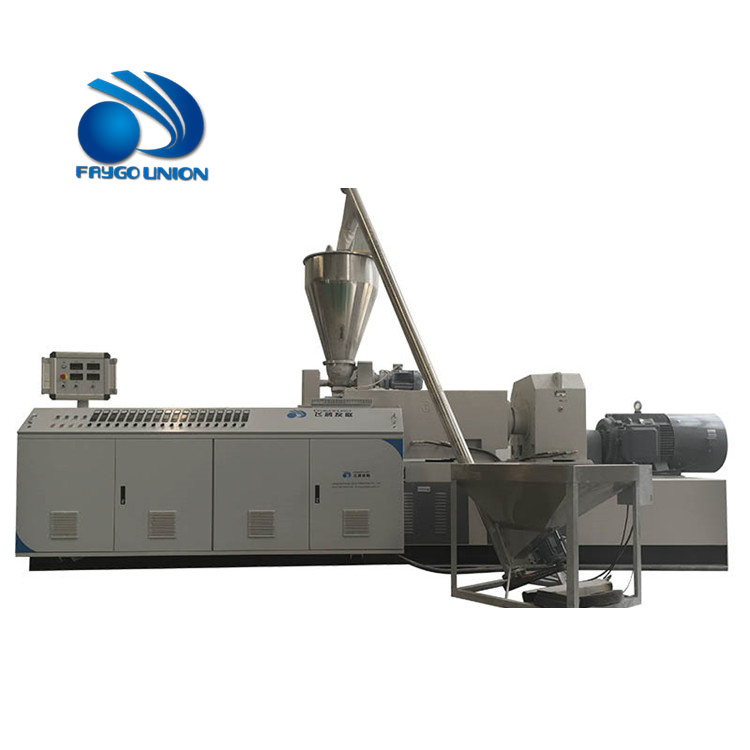 Twin Extruder Calcium Carbonate Filler Masterbatch Extruder Machine Line Extruder Machinery from China supplier