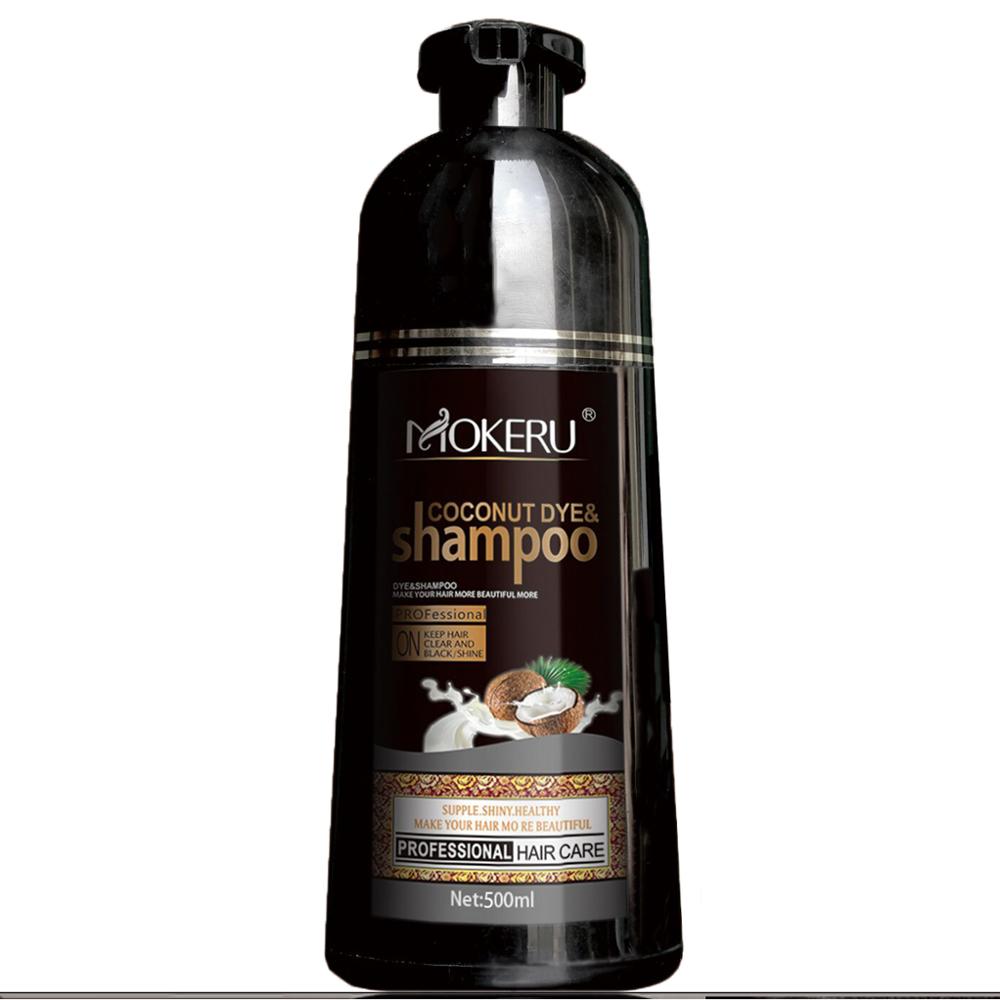 Wholesale Natural Black Hair Covering White Hair Dye Black Other Colors Shampoo from China supplier