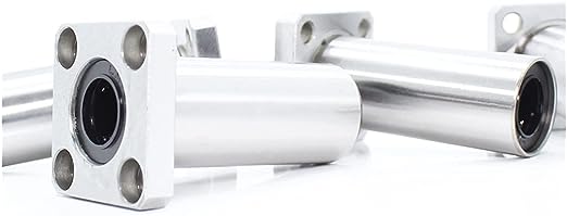 LMEK12LUU Long Linear Bearing 12LUU LMEK 12MM vierkante flens typelagers 12 * 22* 61mm linear motion ball bearing for CNC from China supplier