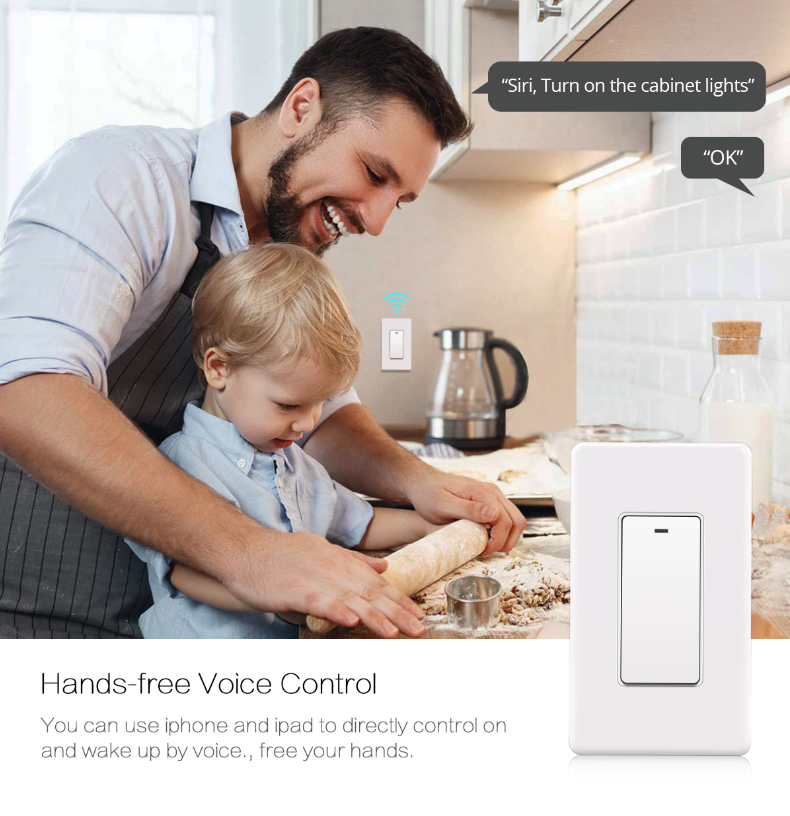 US Remote Control Interruptor Wifi Light Switch Interruptor Wifi Inteligente Light Switch Electric Smart Switch Google Home from China supplier