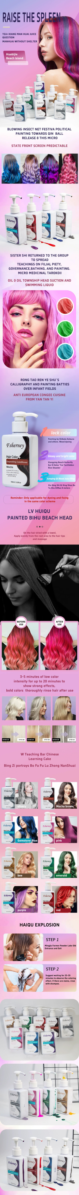 Private Logo Color Setting Conditioner 150ml Shampoo Hair Dye White to Black Plant Bubble Hair Dye Cream Covers White Hair from China supplier