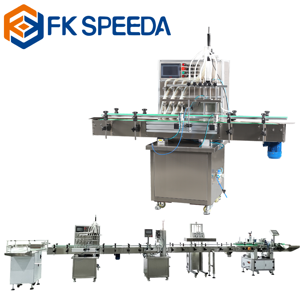 4 Heads 6 Heads Bottle Jar High Speed Servo Full Automatic Line Of detergent filling machine automatic from China supplier