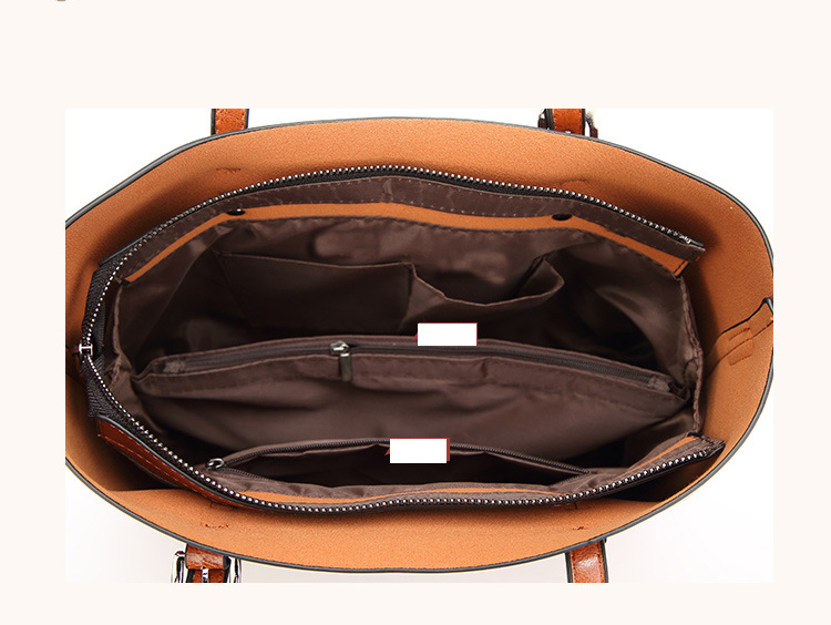 Handbag Factory Gionar Fashion Design Vintage Vegan Leather Tote Bag from China supplier