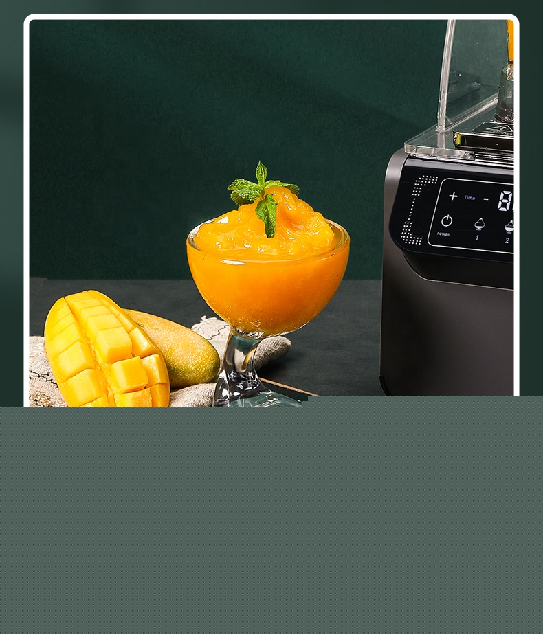 Low noise Smoothies Blender with Sound-Proof Cover Professional Industrial Blender Commercial 2L Blender