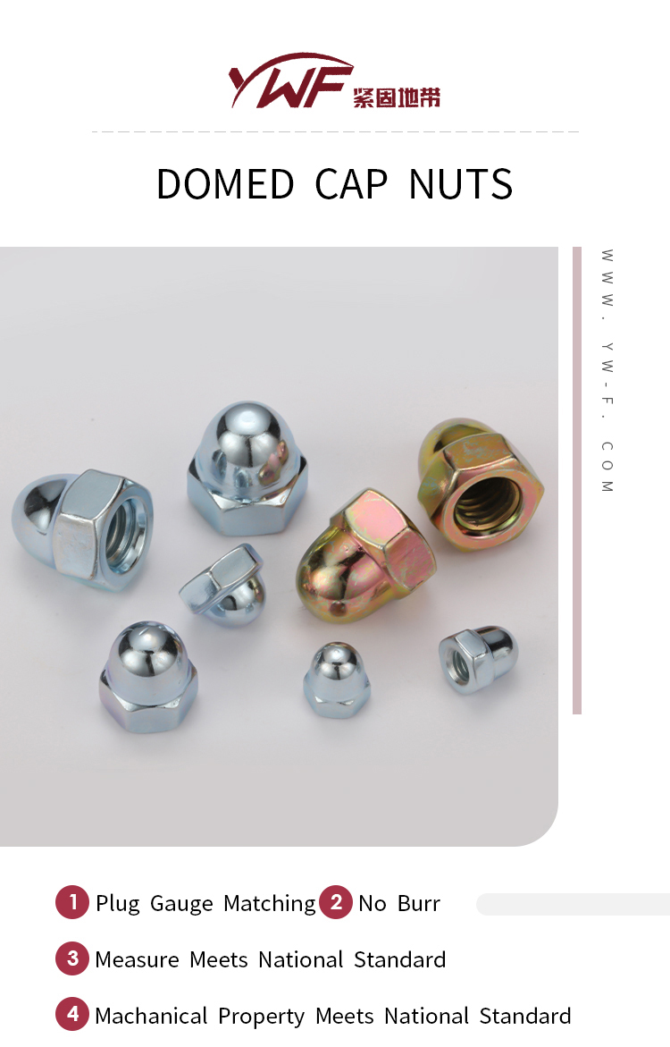 JIS B 1183 High quality hot sale Steel Domed Cap Hex Nut
