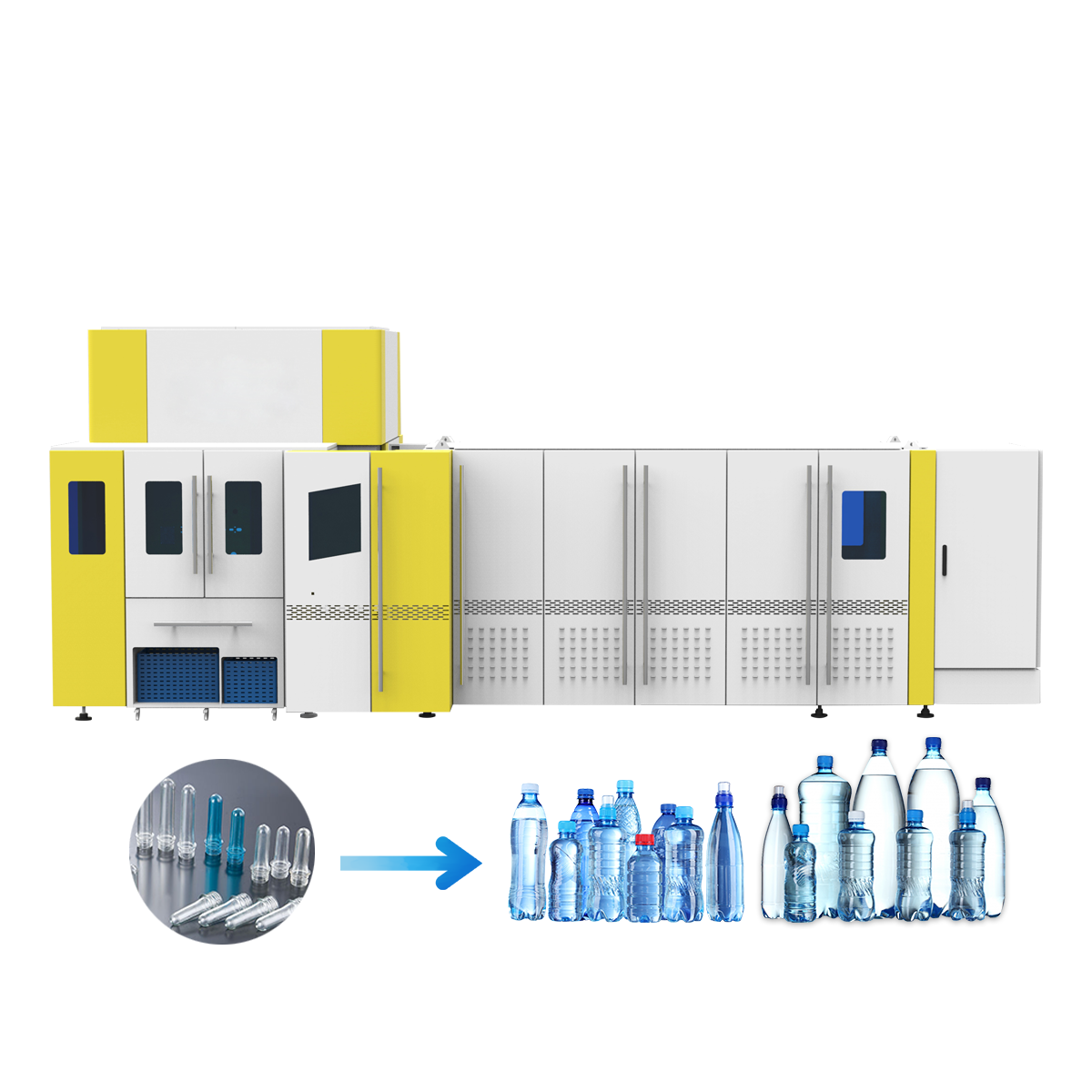 Beverage Blow Fill Cap Machine - High-Speed Rotary Blow-Fill-Seal System for Bottle Production from China supplier