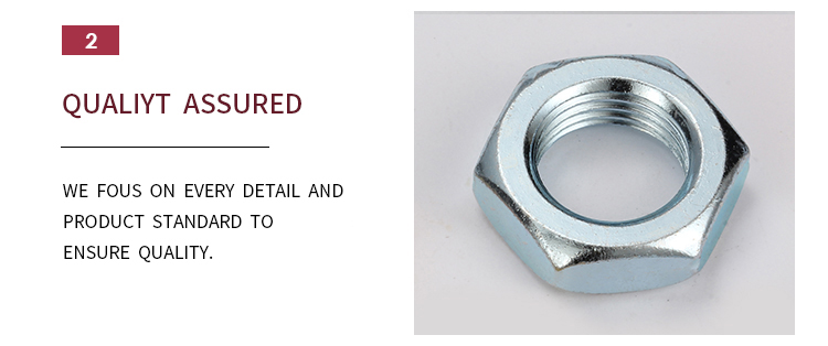 DIN936 Best Sellers Standard Hex Thin Nut Hex Jam Nut