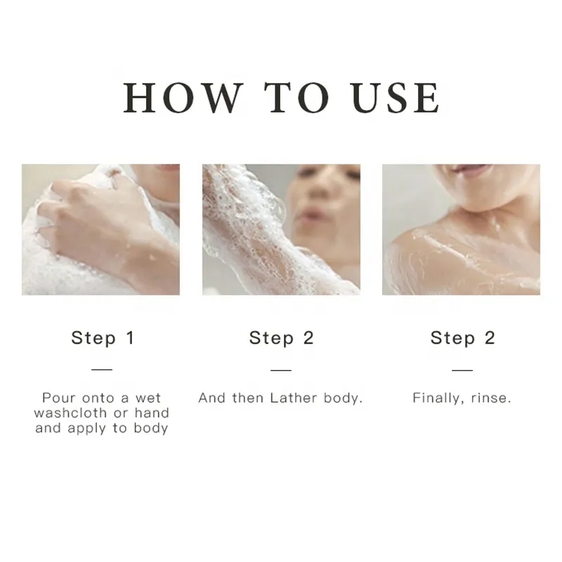 Private Label Natural Vegan Body Wash Whitening Perfume Foaming Bath Liquid Hotel Shower Gel from China supplier