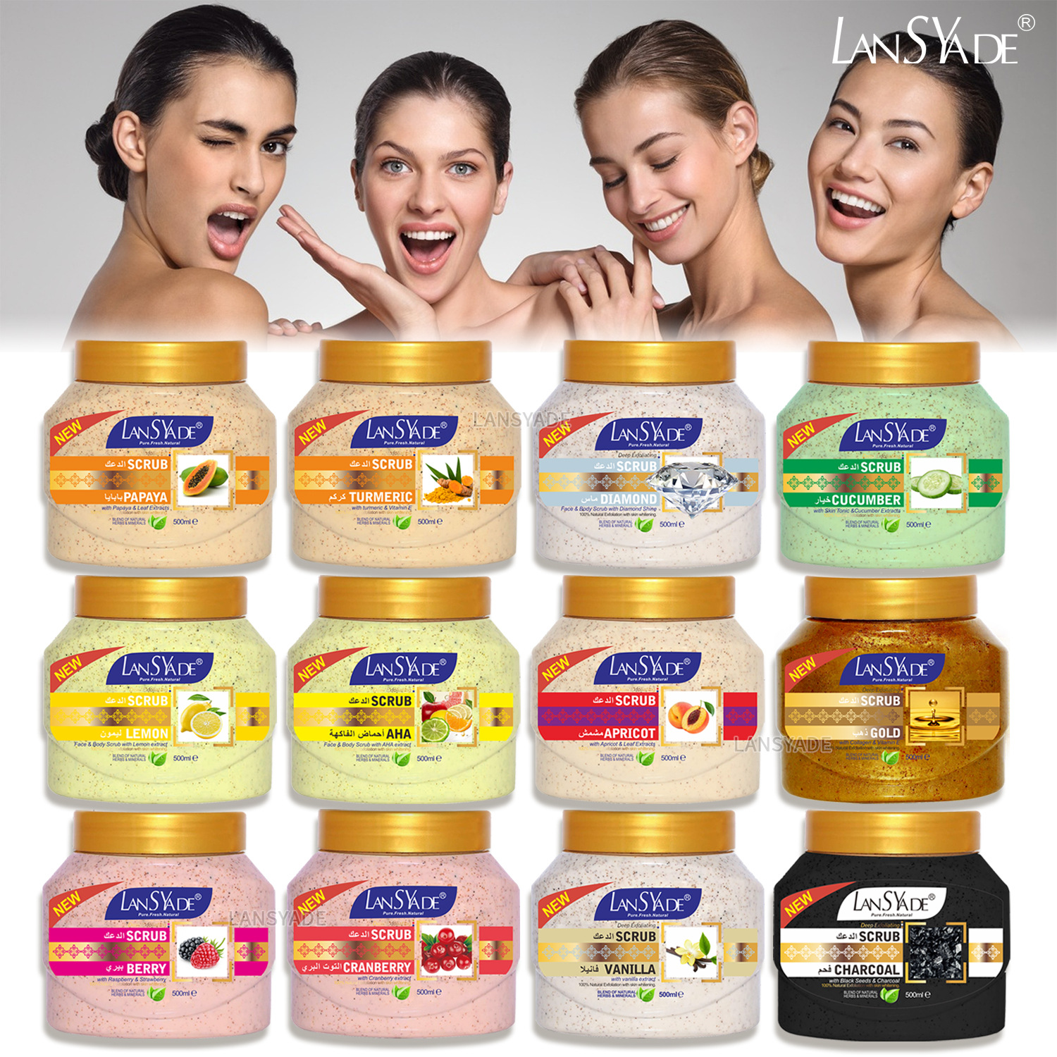 OEM Logo Super Whitening Brightening Body Scrub Anti Dark Spots Skincare Deep Exfoliating Scrub Beauty Products for Women from China supplier