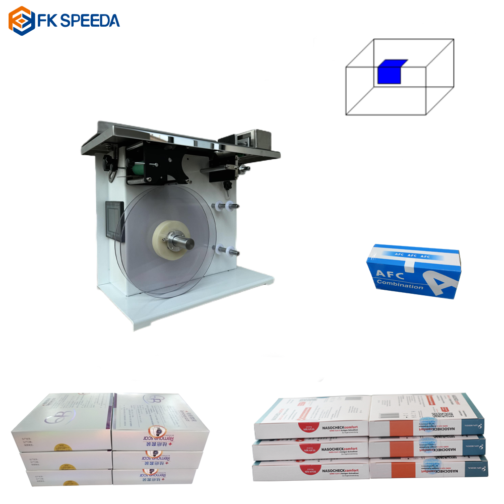 manual carton plane labeling machine carton corner sealing labeling machine with sealing plane labeling machine from China supplier