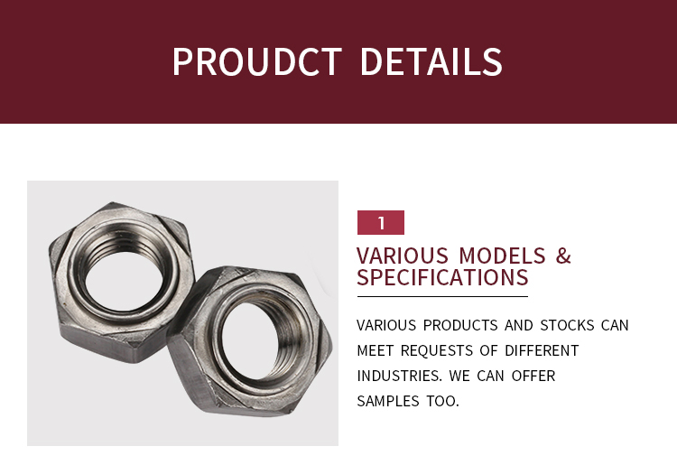 Jis B 1996 Atacado Preço adequado Price Hex Solda Aço de aço