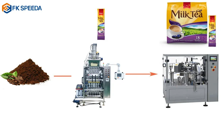 Full Automatic 4 lanes 6 lanes automatic salt sugar stick bag multi lane Granule Packing Machine from China supplier