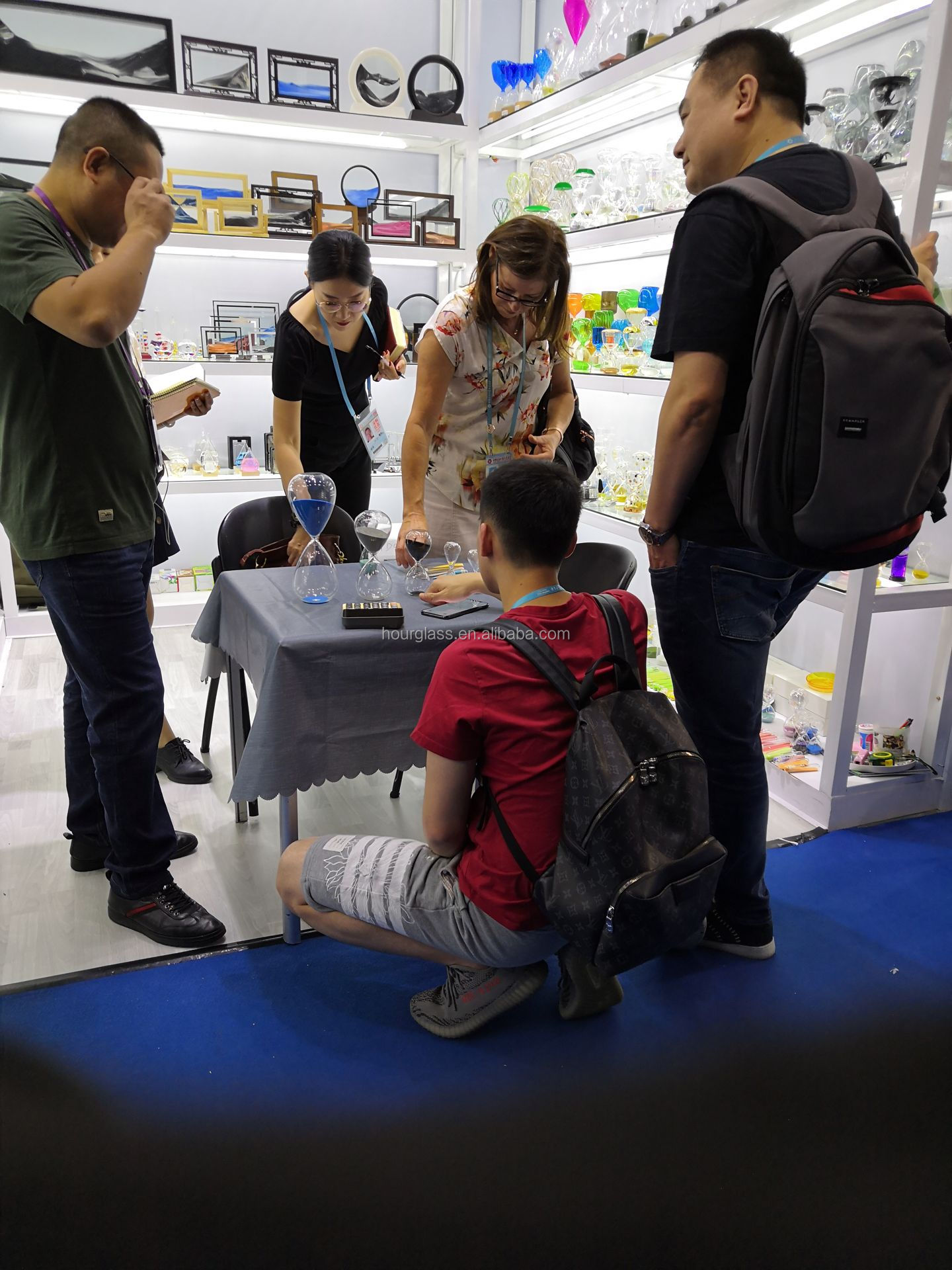 wholesale  1 3 5 mins colorful hourglass plastic mini sand timer set sand clock watch for toddlers kids brushing classroom from China supplier