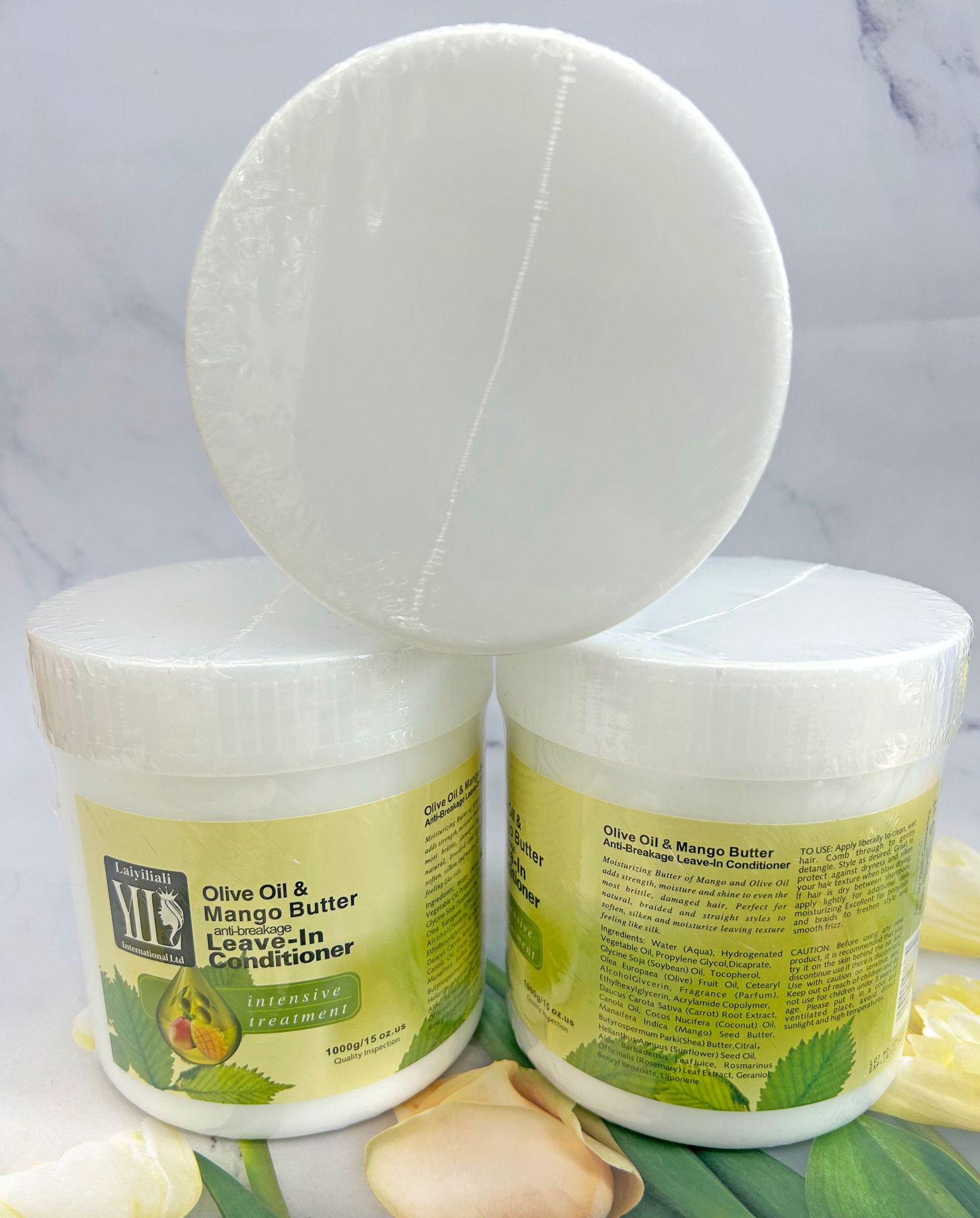 Private Label Olive Oil and Butter Smoothing Conditioner Hair Repair Nourishing Moisturizing Restoring Cream Live-in Conditioner from China supplier