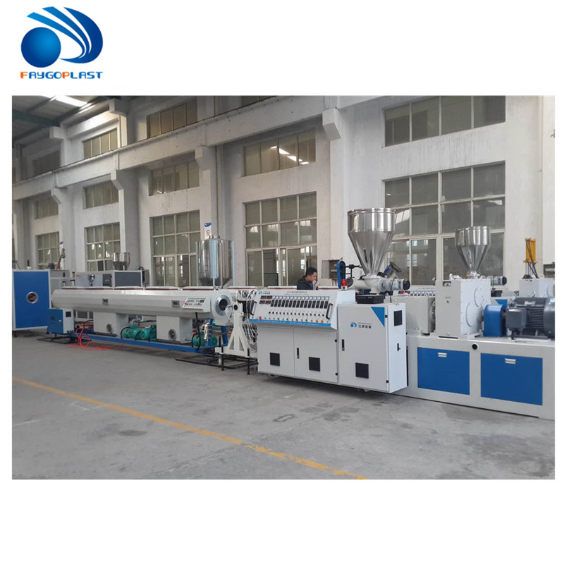 Corrugation Electrical Plastic PVC Pipe Manufacturing Clamp Making Machine Equipment Water Drainage Value 4Inches from China supplier