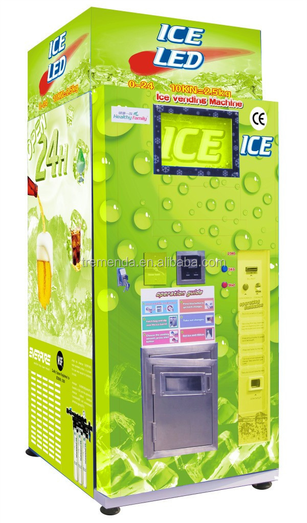 selfservice ice vending machine /ice vending machine with auto bagging