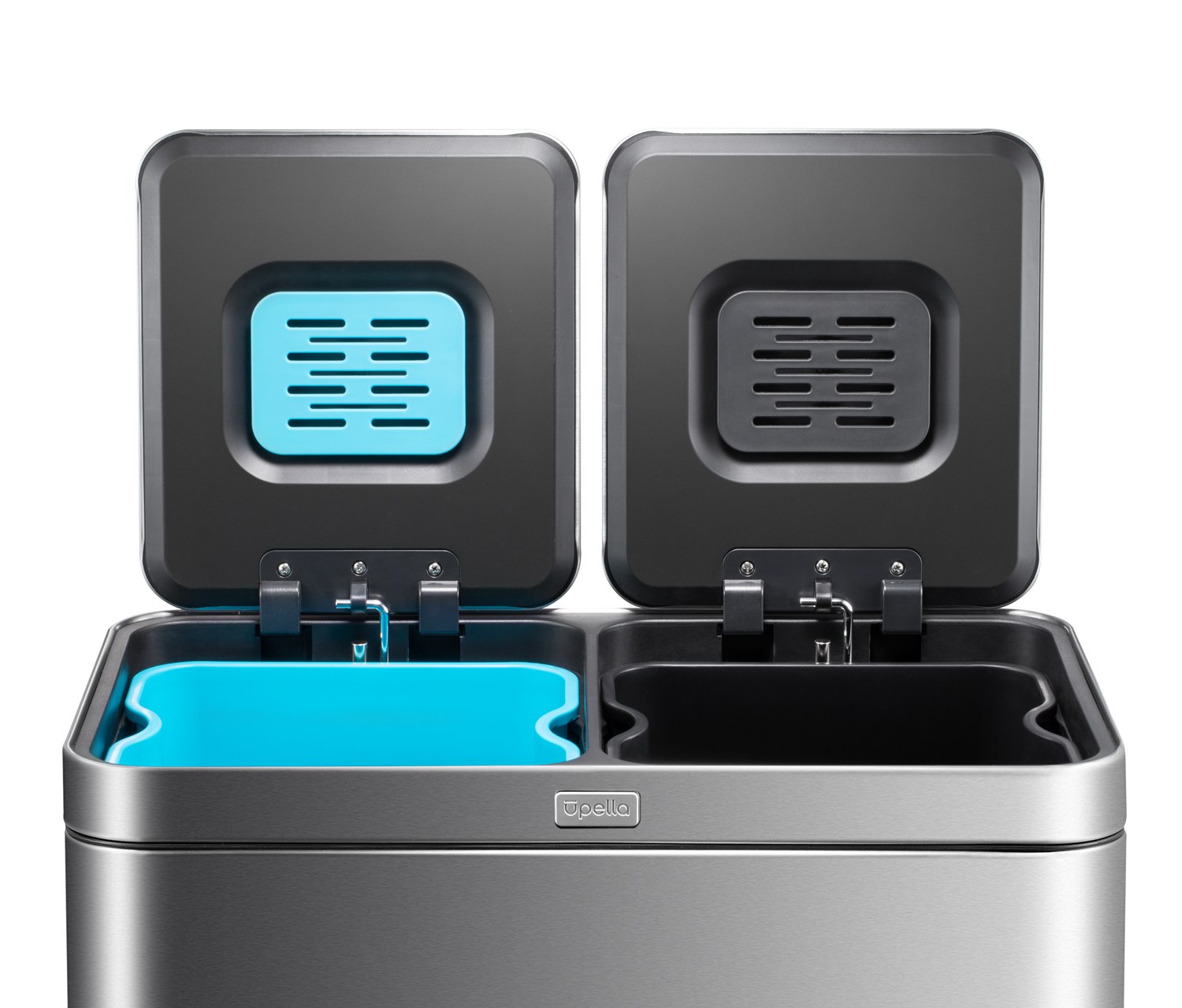 Pedal 60 Litre 2 In 1 Waste Bin Stainless Steel