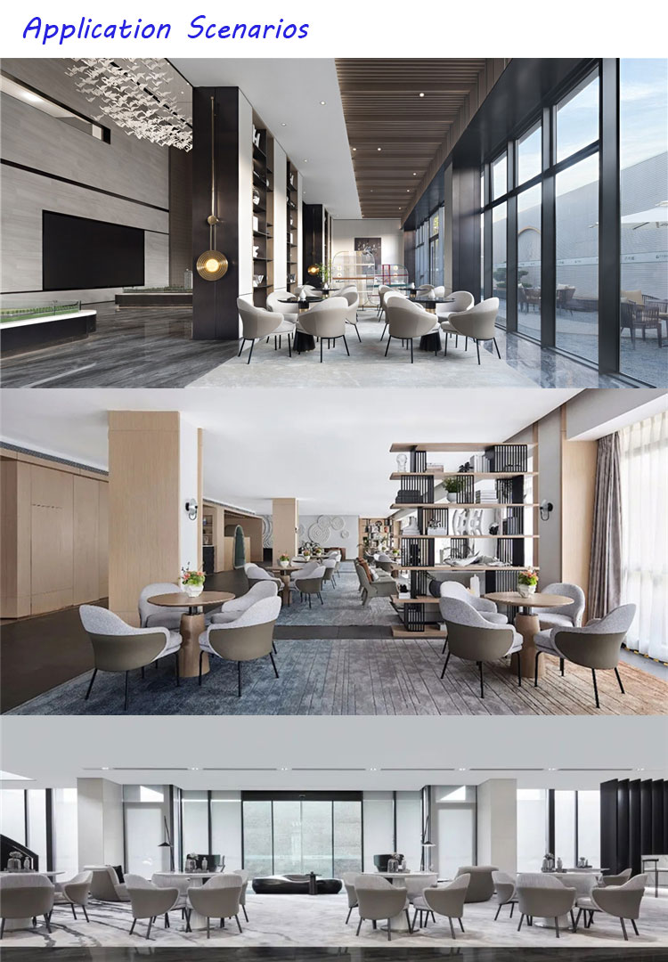 Lounge modern living room armchair stackable leisure furniture dining chair