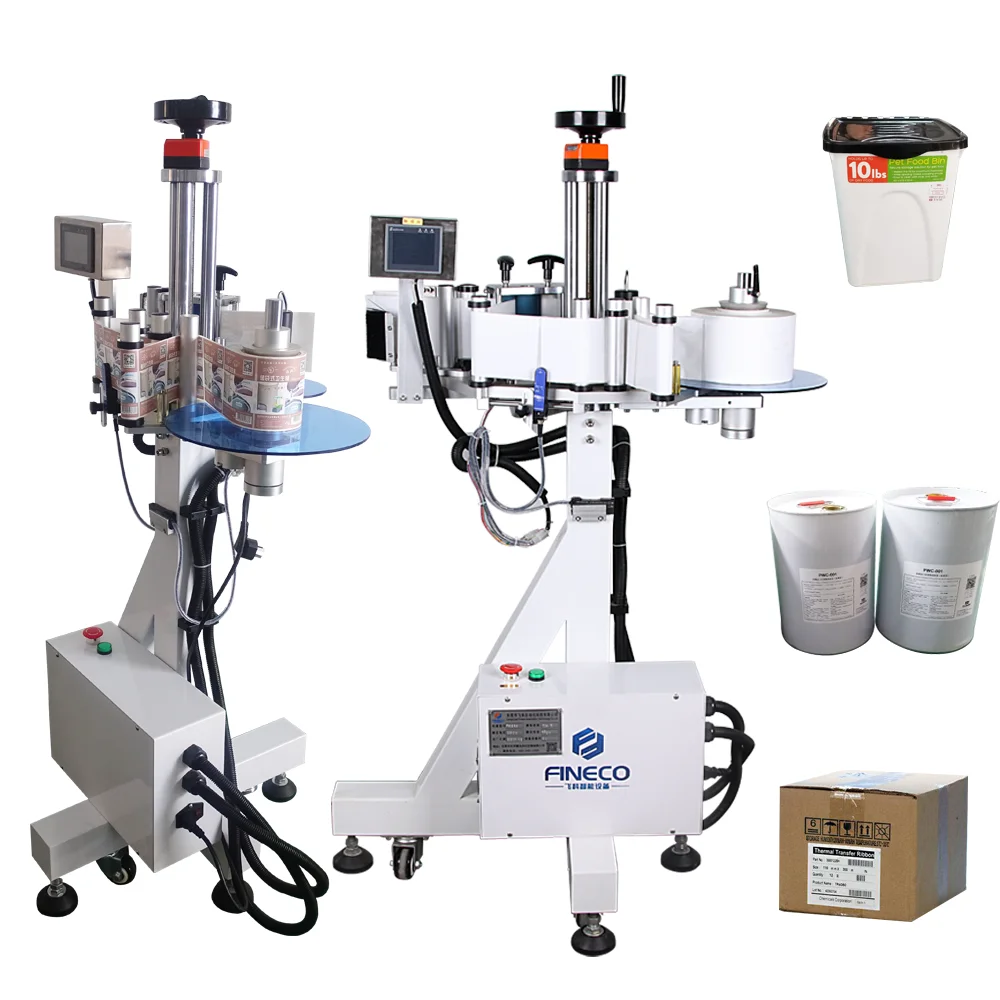 FK836 Round Bottle Side Labeling Machine Adhesive Label Dispensers Applicator Labeler Dispensers Applicator from China supplier